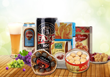 淘宝进口食品全屏海报
